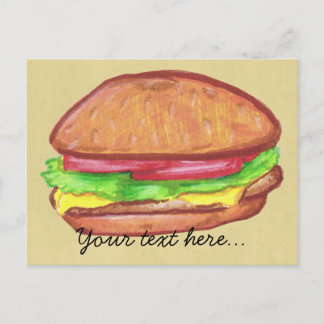 Postal de Cheeseburger