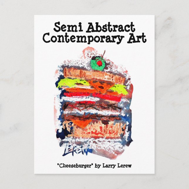 Postal de Cheeseburger #170229 (Anverso)