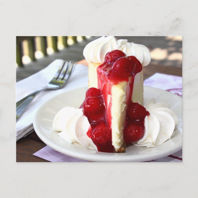 Postal de Cheesecake (Anverso)