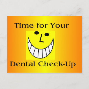 Postal de chequeo dental