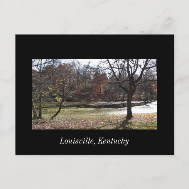 Postal de Cherokee Park Louisville Kentucky (Anverso)