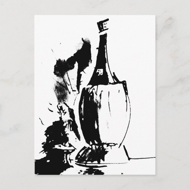 Postal de Chianti Acuarela (Anverso)