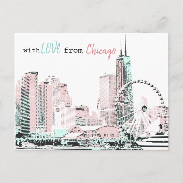 Postal de Chicago (Anverso)