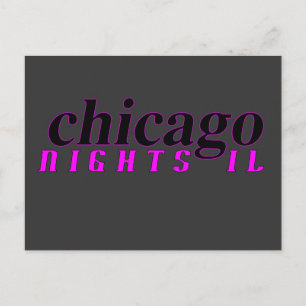 Postal de Chicago Nights