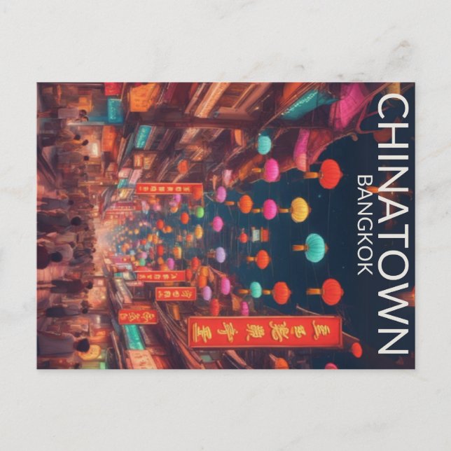 Postal de Chinatown Bangkok (Anverso)