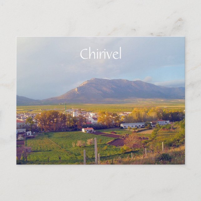 Postal de Chirivel, Almería, Andalucía, España (Anverso)