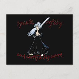 Postal de Chiste Anime Samurai