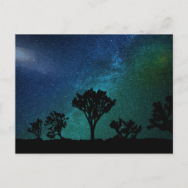 Postal de cielo nocturno de Joshua Tree
