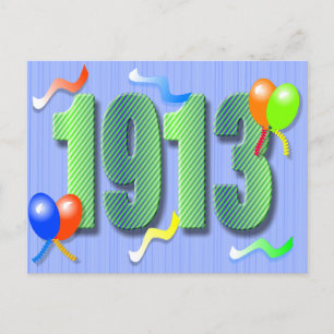 Postal de Ciento Aniversario de 1913