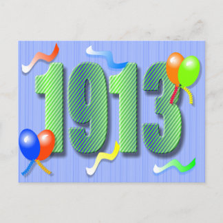 Postal de Ciento Aniversario de 1913