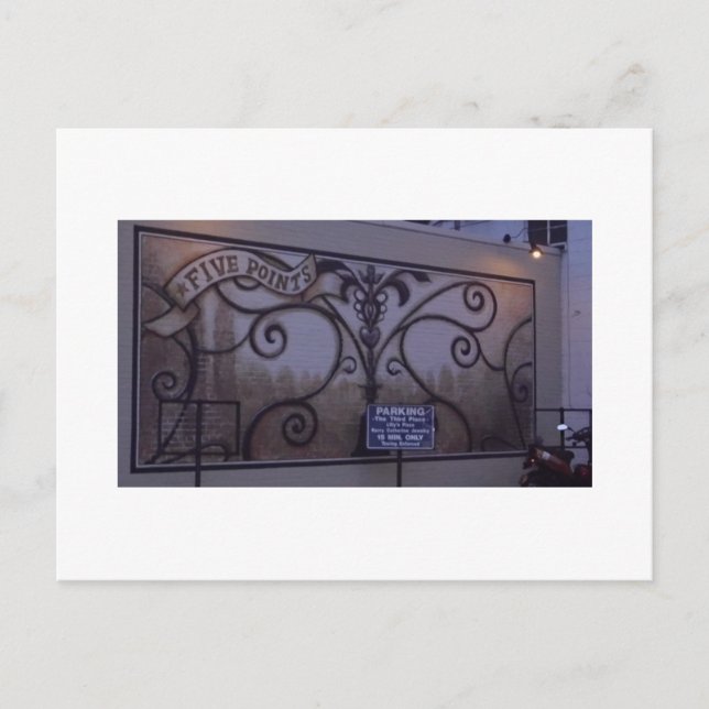 postal de cinco puntos (Anverso)