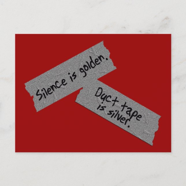 Postal de cinta Duct (Anverso)