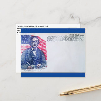 postal de cita de Parson Brownlow