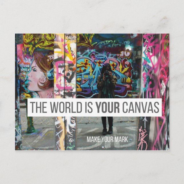 Postal de citas de Melbourne (Australia) - Graffit (Anverso)