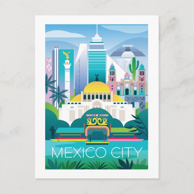 Postal de Ciudad de México (Anverso)