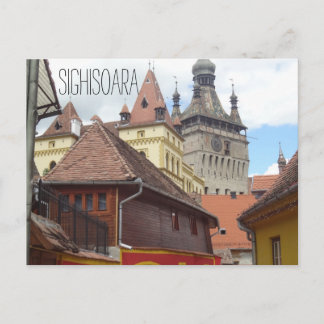 Postal de ciudad medieval de Sighisoara