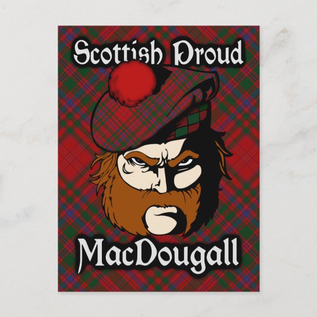 Postal de Clan MacDougall Tartan (Anverso)