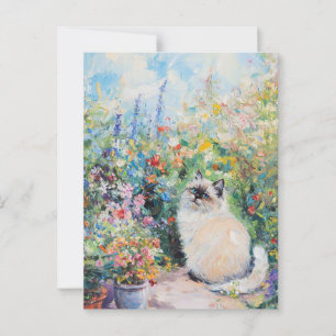 Postal de Claude Monet Cat