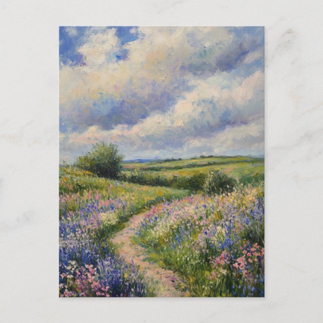 Postal de Claude Monet Vintage (Anverso)