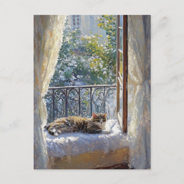 Postal de Claude Monet Vintage (Anverso)