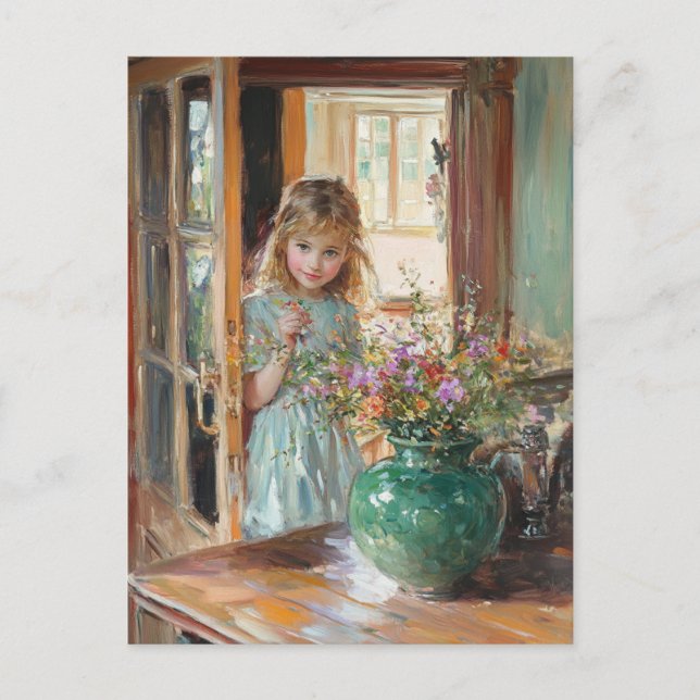 Postal de Claude Monet Vintage (Anverso)