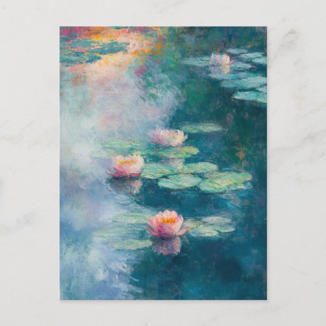 Postal de Claude Monet Vintage (Anverso)