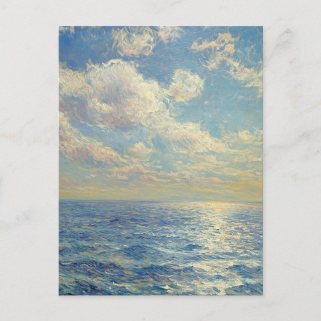 Postal de Claude Monet Vintage (Anverso)