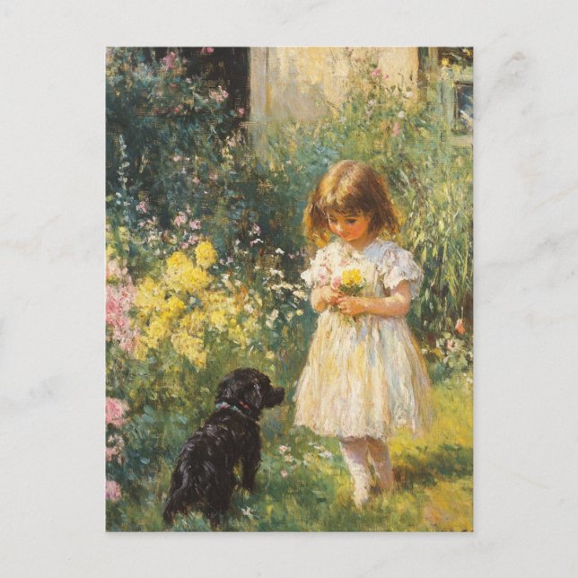 Postal de Claude Monet Vintage (Anverso)