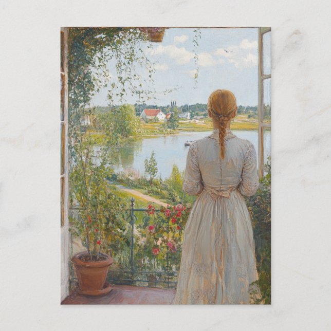 Postal de Claude Monet Vintage (Anverso)