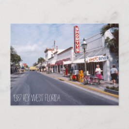 Postal de clave retro oeste de Florida