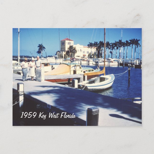 Postal de clave retro oeste de Florida (Anverso)