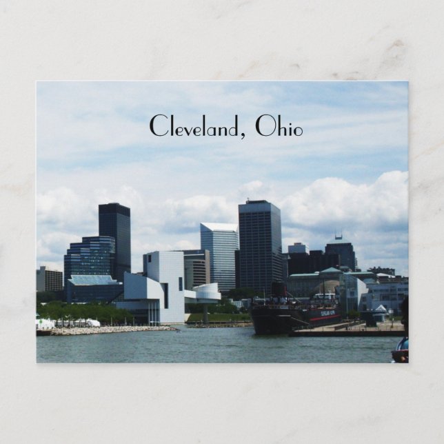 postal de CLEVELAND OHIO, LAKE ERIE SHORE (Anverso)