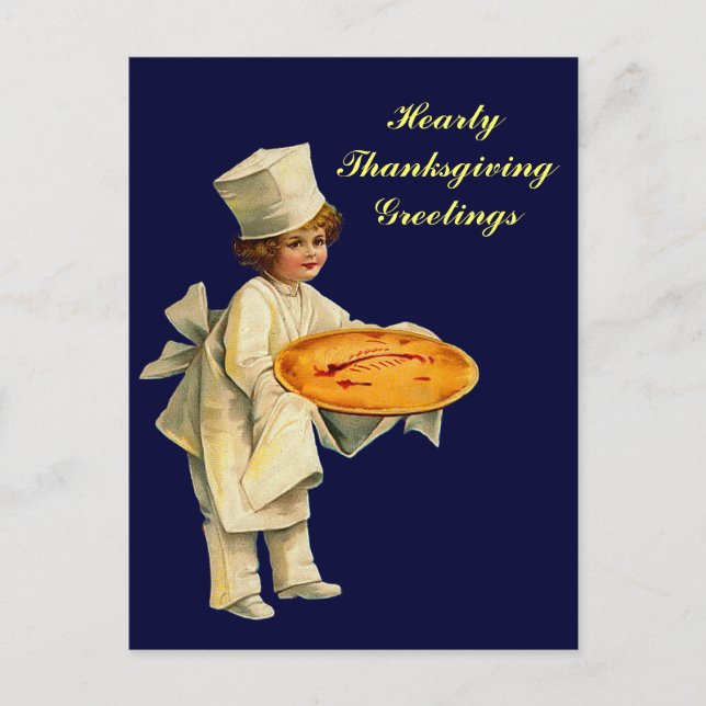 Postal de Cocina de Vintage (Anverso)