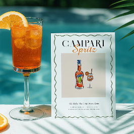 Postal de cóctel Campari Spritz