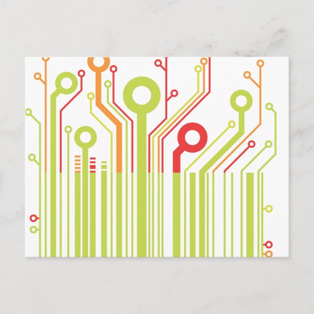 postal de código de barras (Anverso)