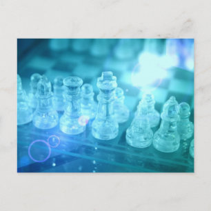 Postal de coincidencia de ajedrez