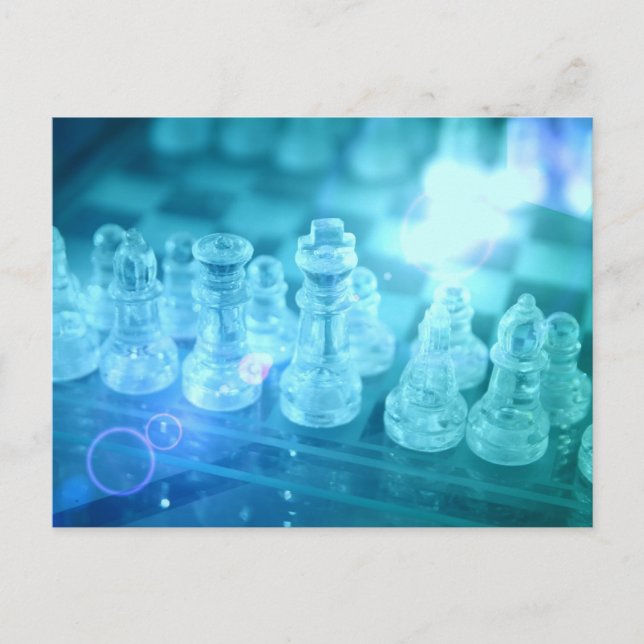Postal de coincidencia de ajedrez (Anverso)