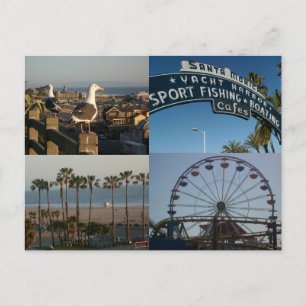 Postal de Collage de Santa Mónica