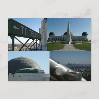 Postal de Collage del Observatorio Griffith