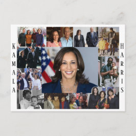 Postal de Collage Kamala Harris