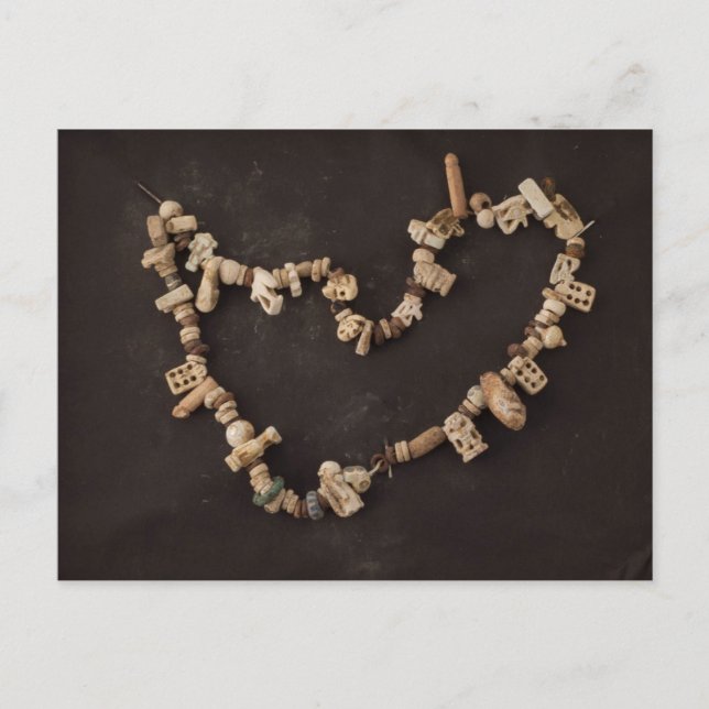 Postal de collar egipcio (Anverso)