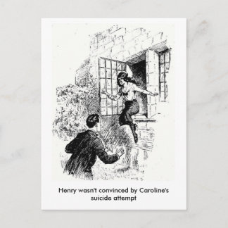 Postal de comedia de época