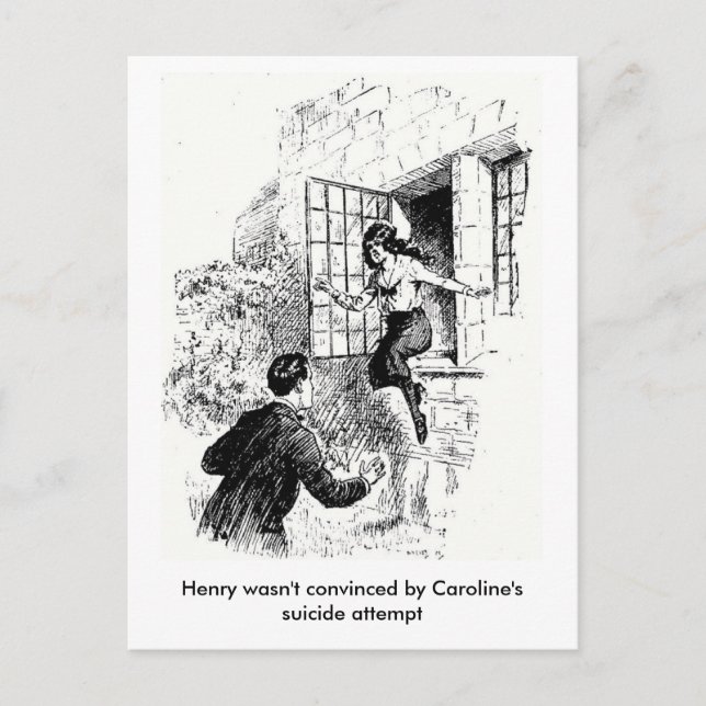 Postal de comedia de época (Anverso)