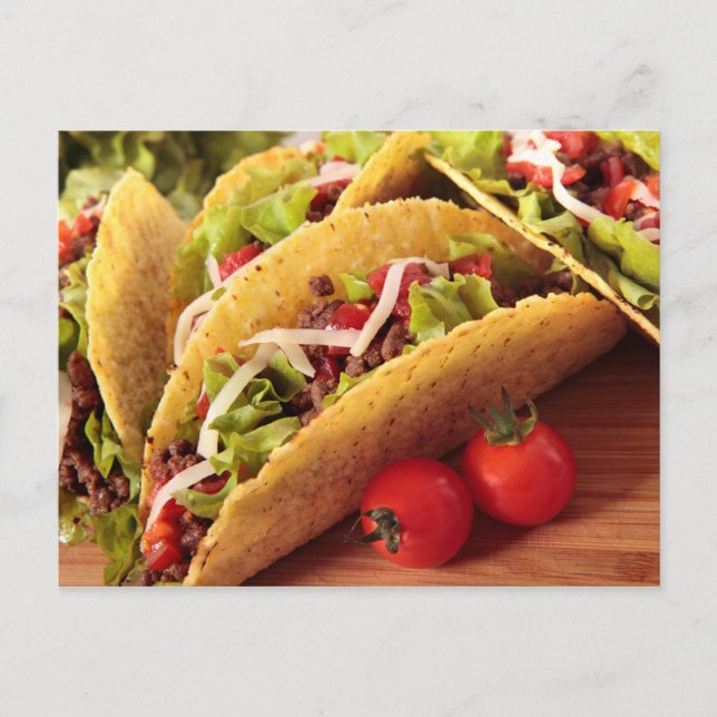 Postal de comida mexicana (Anverso)