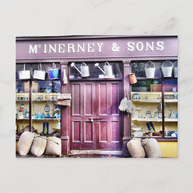 Postal de compras irlandesa (Anverso)