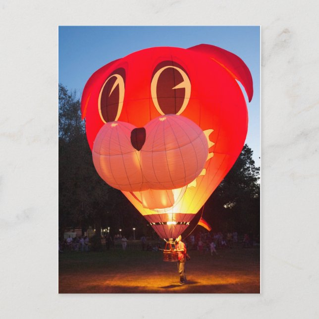 Postal de Conejo de Globo (Anverso)