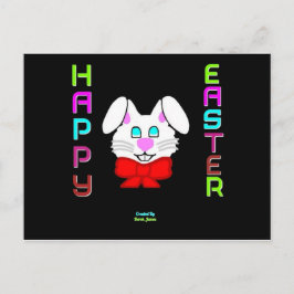 Postal de conejo de Pascua
