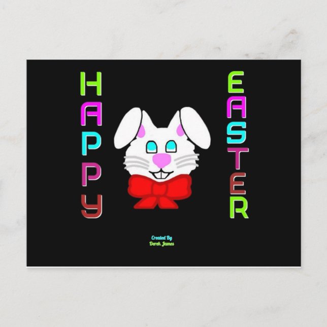 Postal de conejo de Pascua (Anverso)