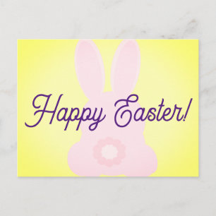 Postal de conejo de Pascua