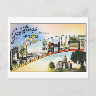 Postal de conexión de vintage